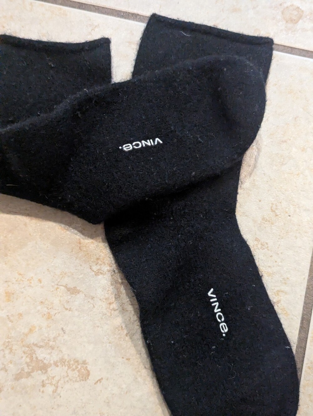 Vince Women's Cashmere Jersey Sock - Picture 4 of 4